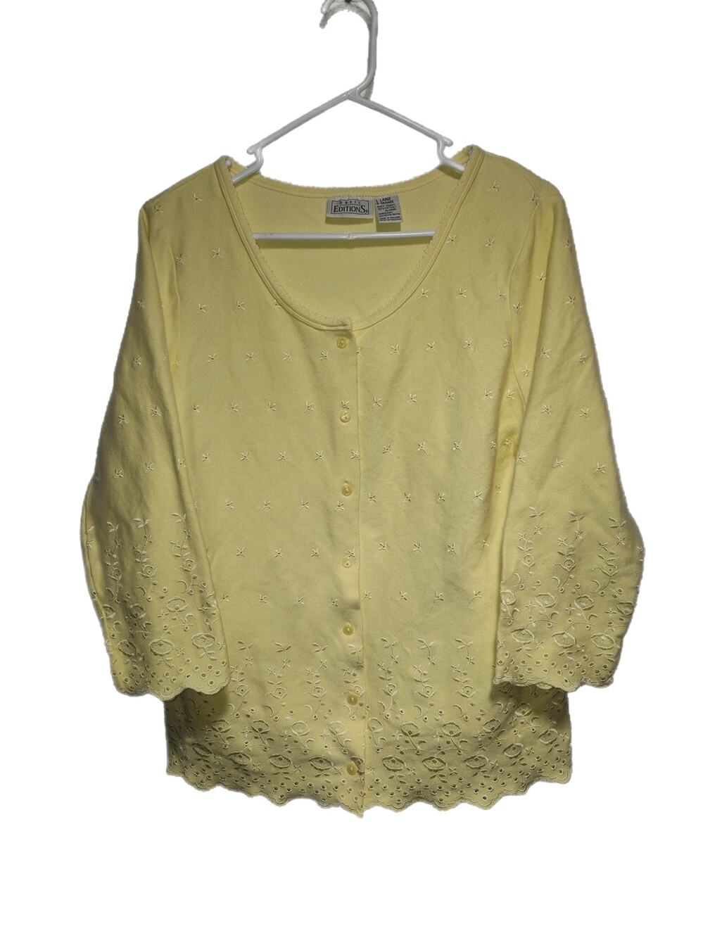 Basic Editions Women's Cardigan Size Large